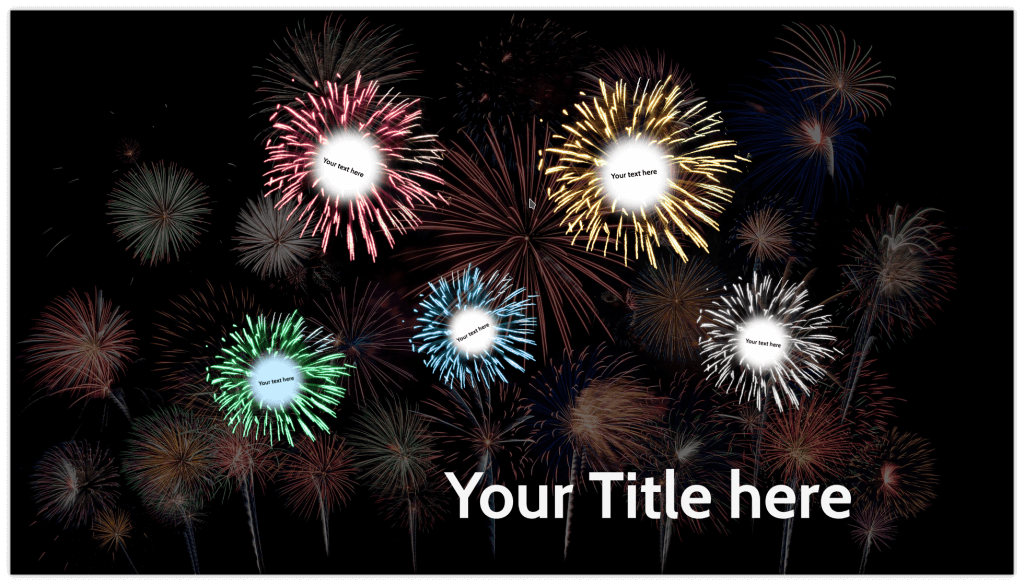 4th of July and Fireworks Free Prezi Classic Template